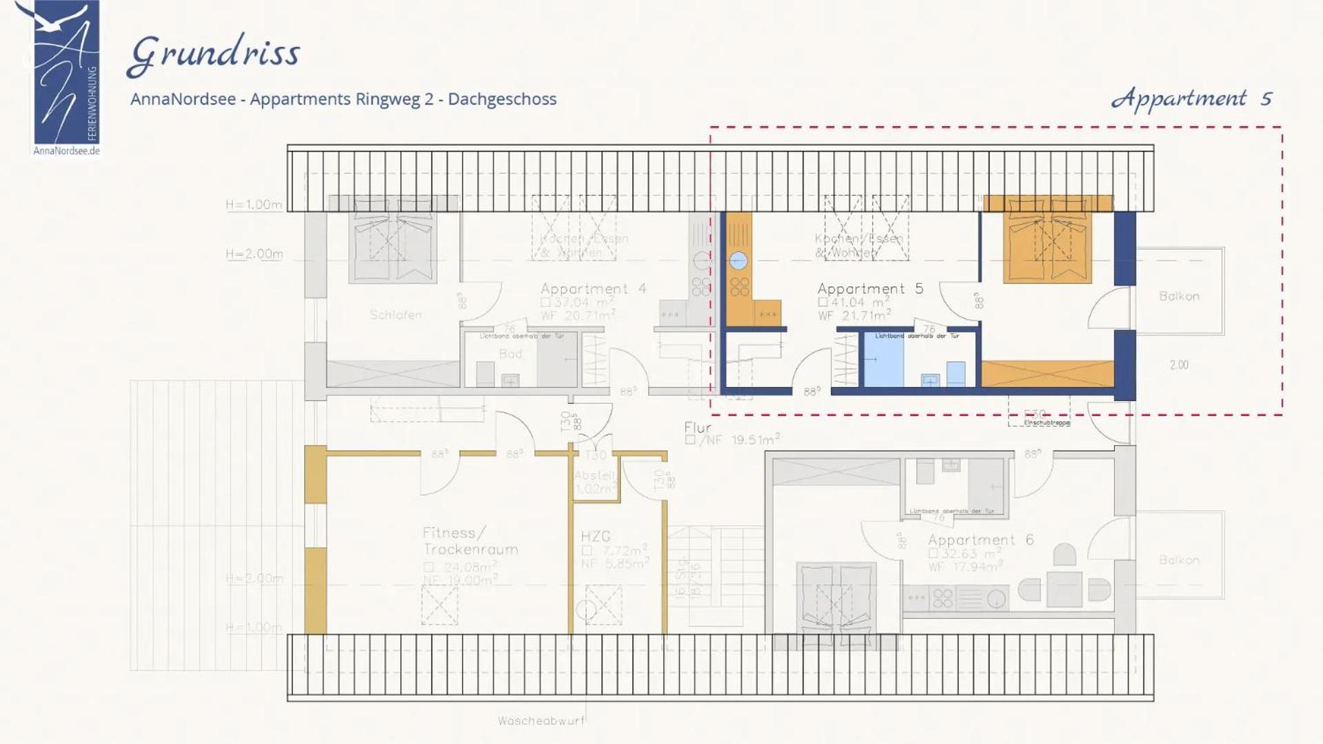 Annanordsee - Appartements Butjadingen Ruang foto